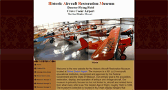 Desktop Screenshot of historicaircraftrestorationmuseum.org