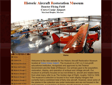 Tablet Screenshot of historicaircraftrestorationmuseum.org